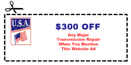 $225 off transmission repair
